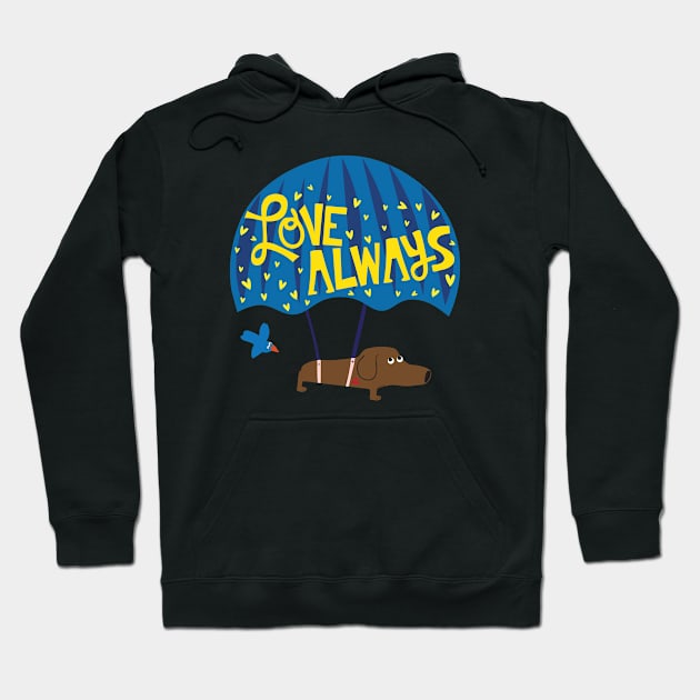 Love Always Hoodie by Loo McNulty Design